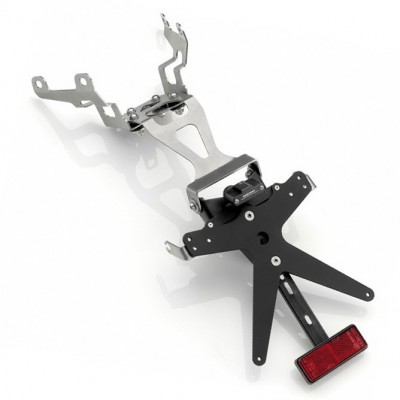 Nastavitelný držák RIZOMA s osvětlením SPZ a odrazkou pro motocykly TRIUMPH Street Triple/R (13-)